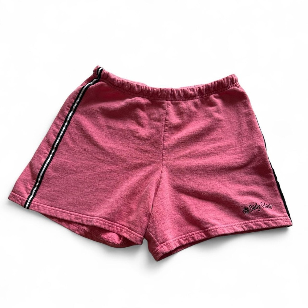 Vintage Body Glove Pink Athletic High Waisted Shorts Women’s Size Large